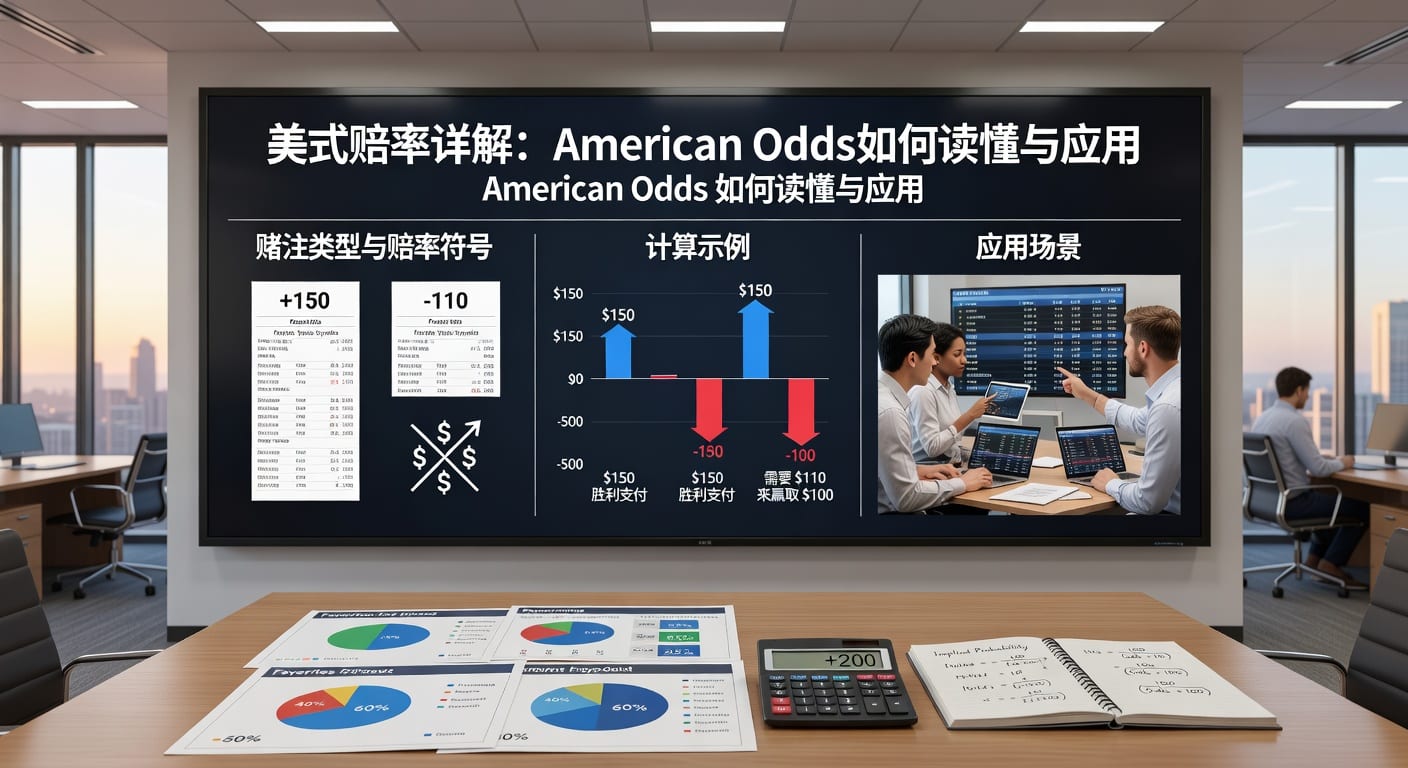 美式赔率 american odds 读懂与换算方法