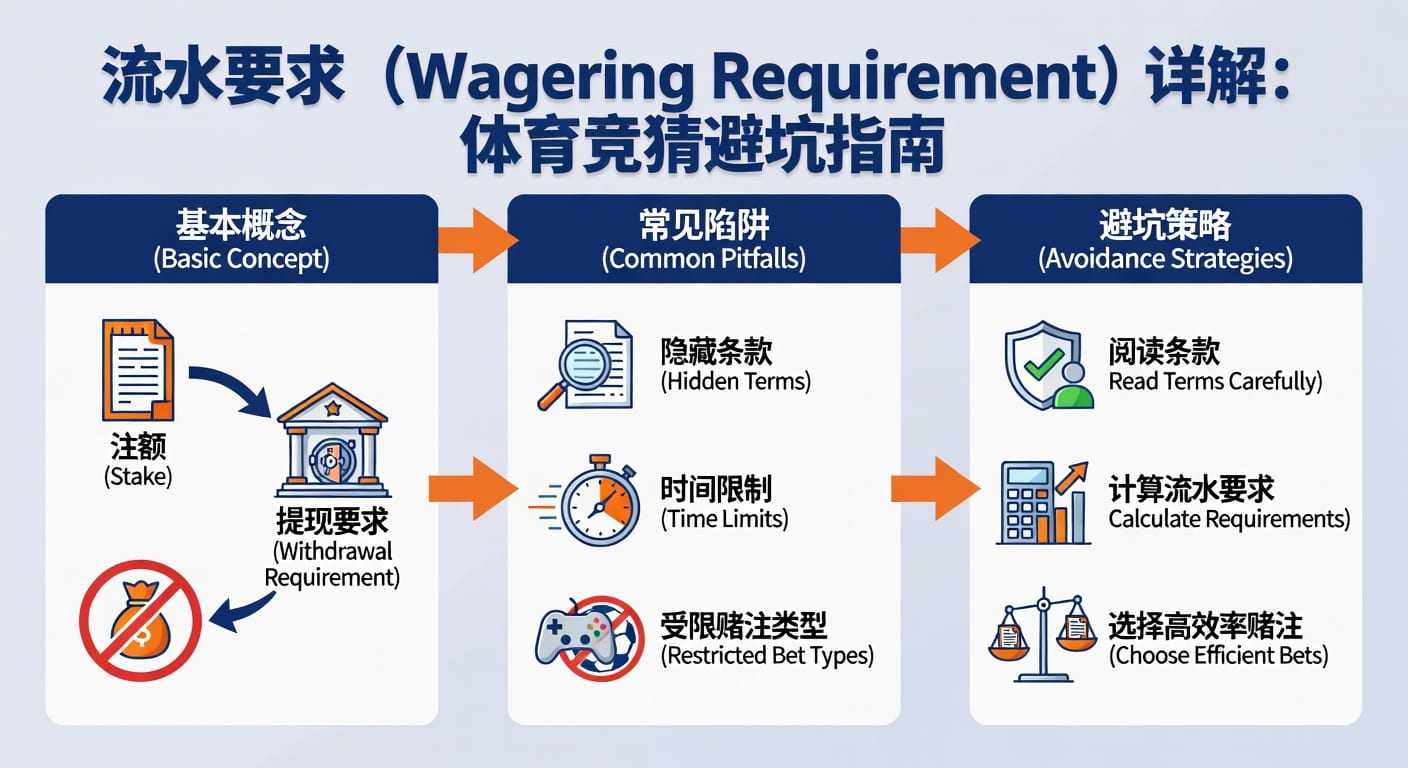 流水要求 wagering requirement：规则与兑现路径