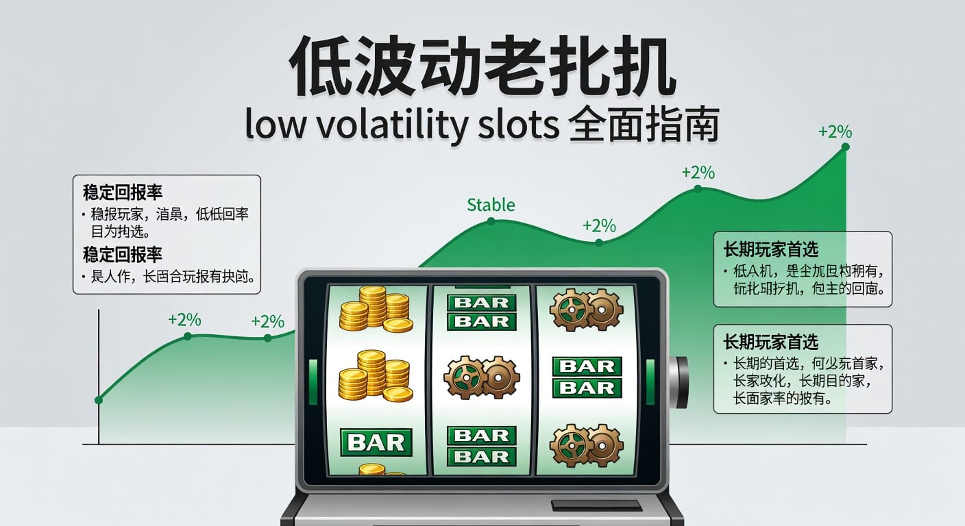 低波动老虎机 low volatility slots：2026年选择与玩法要点